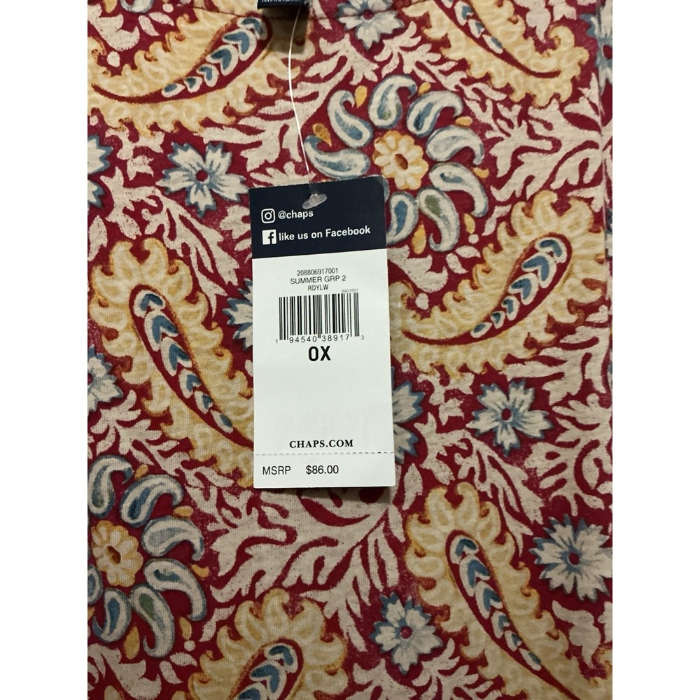 Lauren Ralph Lauren Maxi Dress Women 0X Red Floral Cottage NWT - Picture 4 of 4